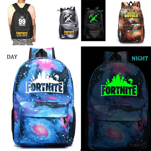Glow in the Dark Fortnite Backpacks